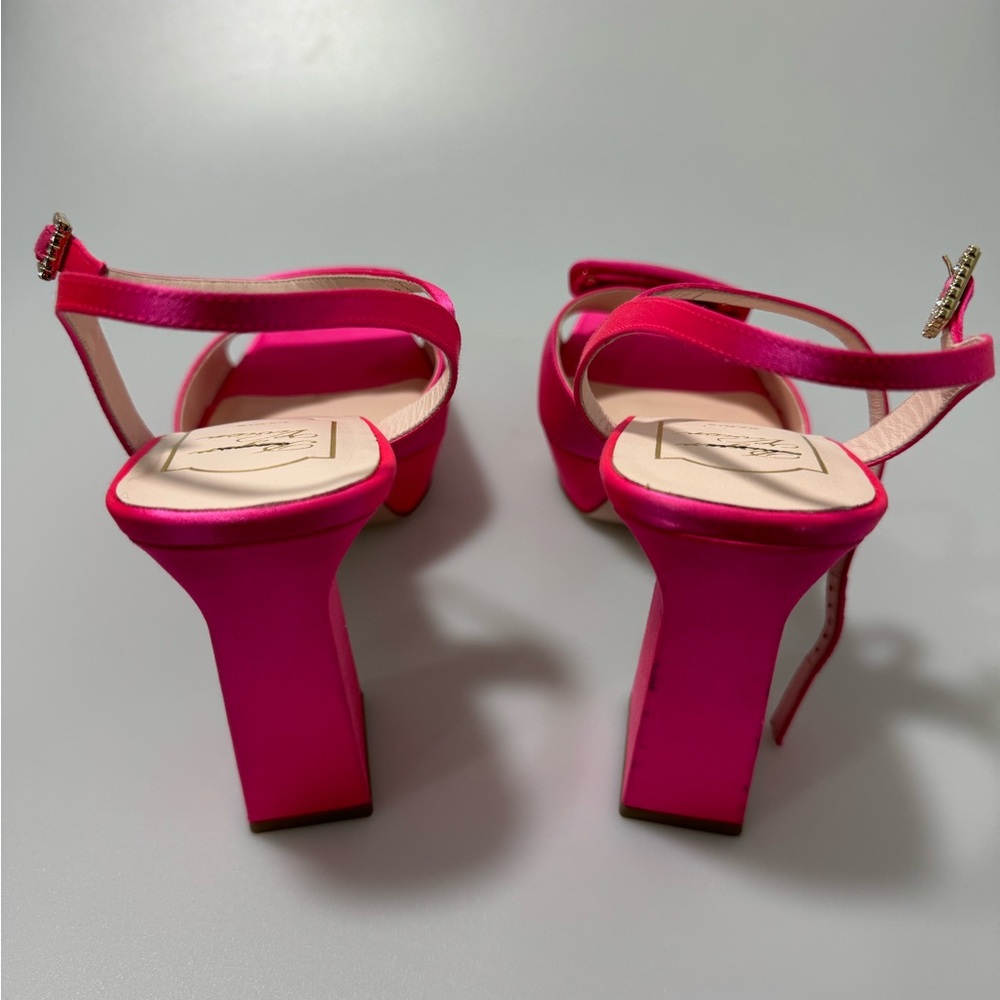 Roger Vivier Satin Platform Sandals Pink Women’s EU 41/US 11 - Picture 4 of 8